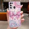 Back Cover For Tecno Spark 8C Case Clear Luxury Fashion Aesthetic Butterfly Flower Soft TPU Silicone Phone Case Tecno KG5k KG5j