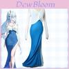 Genshin Impact Shenhe Outfits Fancy Costume Cartoon Game Cosplay Party Dress