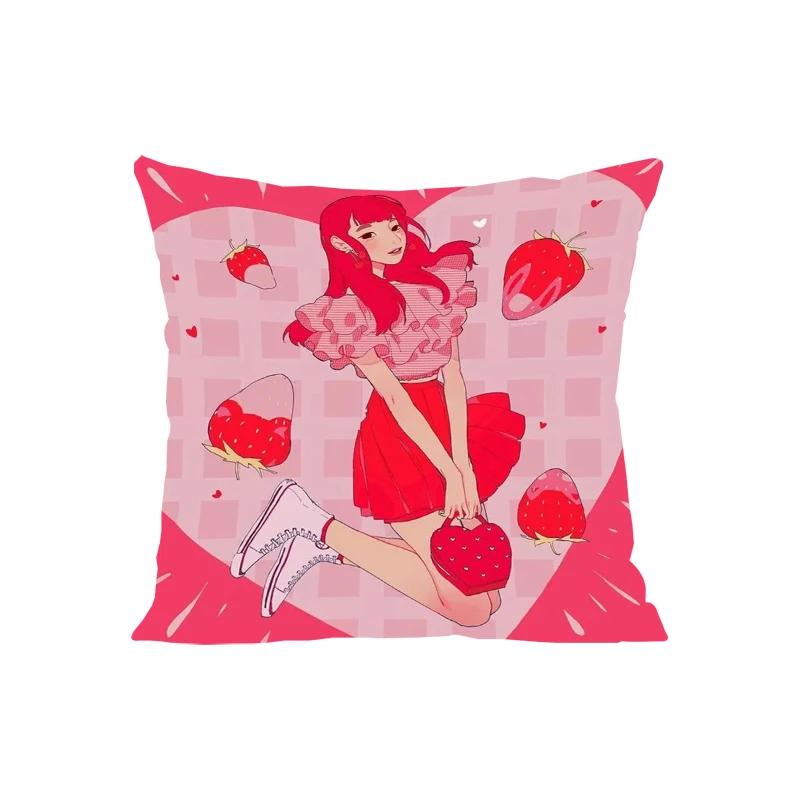 50x50 Pattern Pillow Cover Double Sided Printed Sofa Decorative Cushion Cover Chair Waist Cushion Bed Decoration