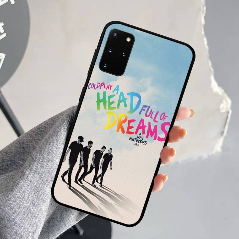 Moon Music Coldplay Band Phone Case For Samsung S 24 Fe 25 Ultra Plus 20 Lite 21 30 22 23 24 22 Ultra 5G Fundas
