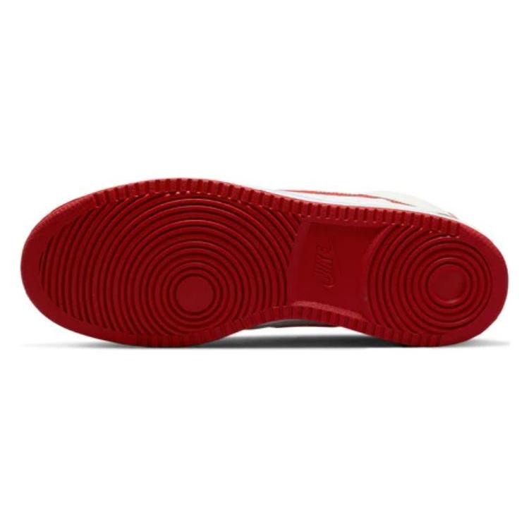 New Nike Court Vision Mid Top Sneakers White/Red DQ4977-161