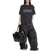 Balenciaga SS25 T Shirt Loose Fit Unisex Black 826346TSVS51041