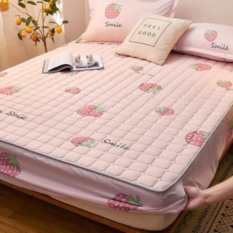 New Cartoon Mattress Cover Protector Soft Comfortable Breathable Printing Bedding Mattress Bed Cover Fitted Machine Washable