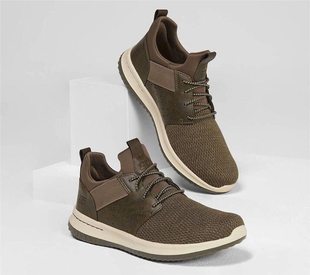 Кроссовки Skechers Delson - оливковый цвет Camben