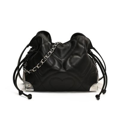 Bolsa de balde de moda outono e inverno, diamante retrô, escolha simples de nicho.