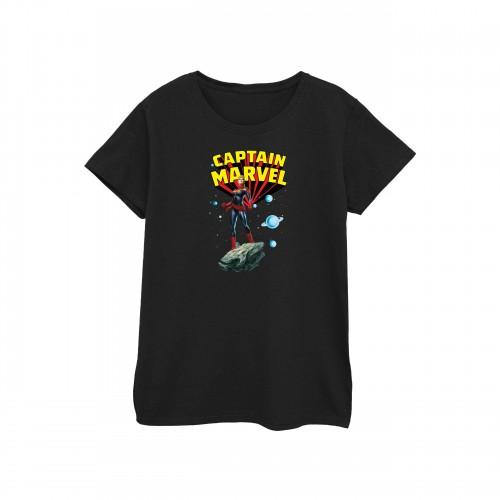 

Captain Marvel Womens/Ladies Pose Cotton T-Shirt XXL білий