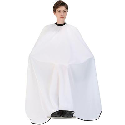 Delantal de Peluquería Ranva para Adultos e Incluye Capa Blanca de Corte de Cabello de Belleza, Antiestática, Impermeable, Niños, Tela, Sin Mangas,