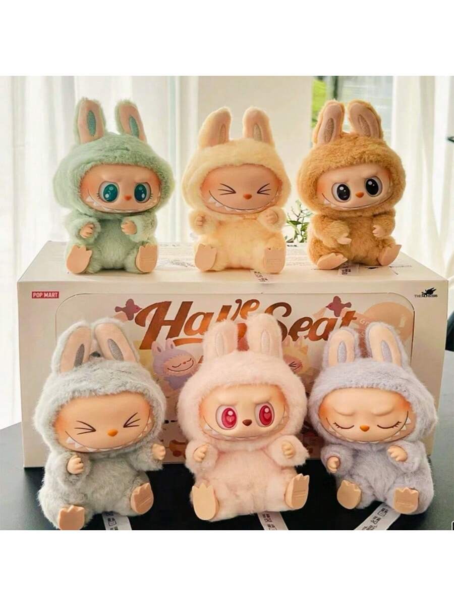 

Pop Mart Labubu The Monsters Have a Seat Плюшевый Запечатанный Кейс Целая Коробка - Оригинал Whole Box разноцветный