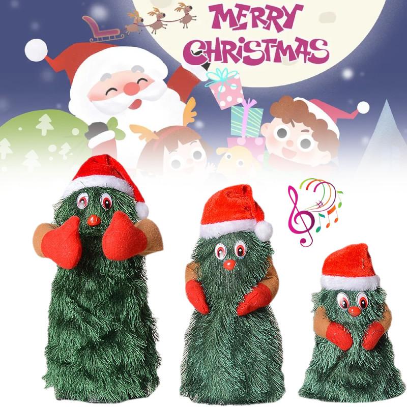 Tree Electric Christmas Rotating Dancing Singing Santa Claus Toys Gift Doll