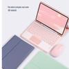 Bluetooth Touch Keyboard for Samsung Tab S9/S10/S7 FE Plus 12.4-inch & S6 Lite Protective Case