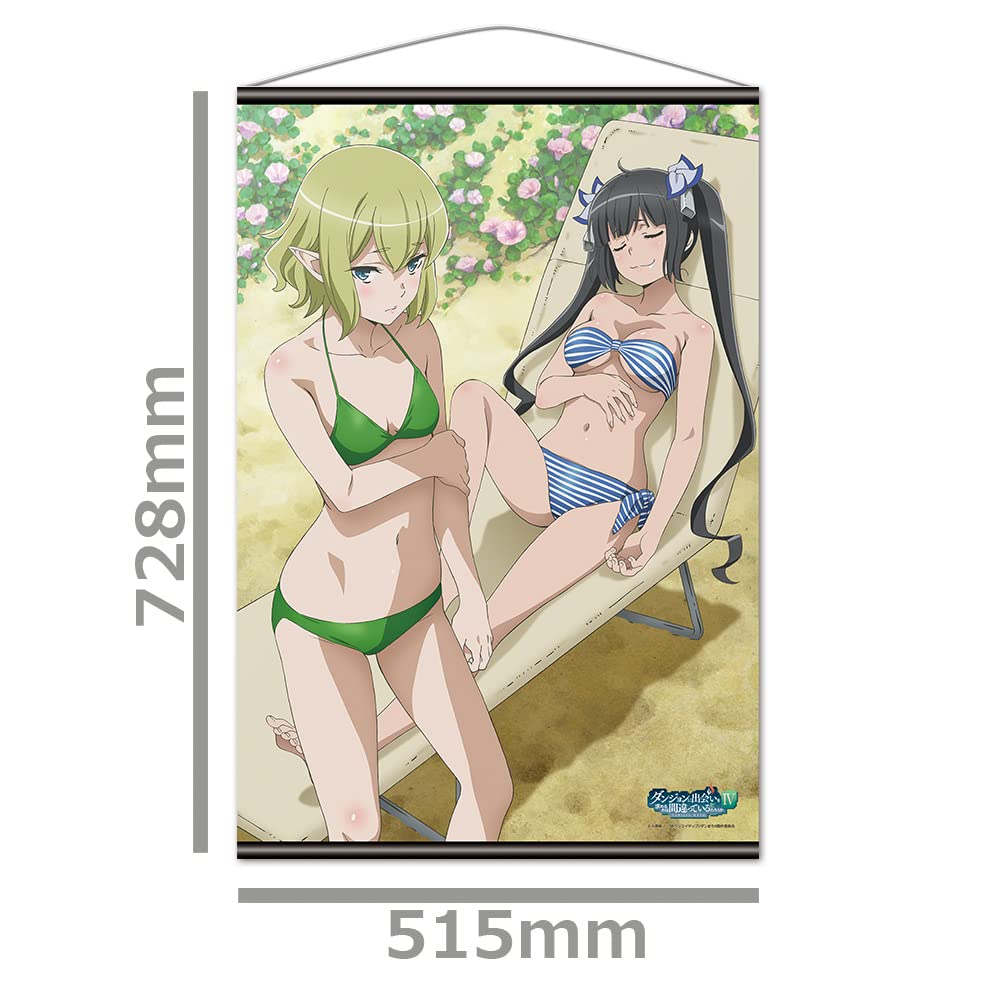 Is It Wrong To Try To Pick Up Girls In a Dungeon? IV B2 Tapestry A [Hestia & Ryu]