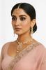 Touchstone Women's Indian Jewelry Set, Maang Tikka Wedding Guest Gold Necklace, Bollywood Jewelry Set, Pageant Elegant Prom Bride Accessory, Western