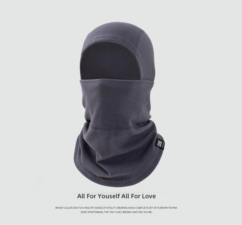 Winddichte Fleece-Sturmhaube: Warmer Outdoor-Radschal und Nackenschutz