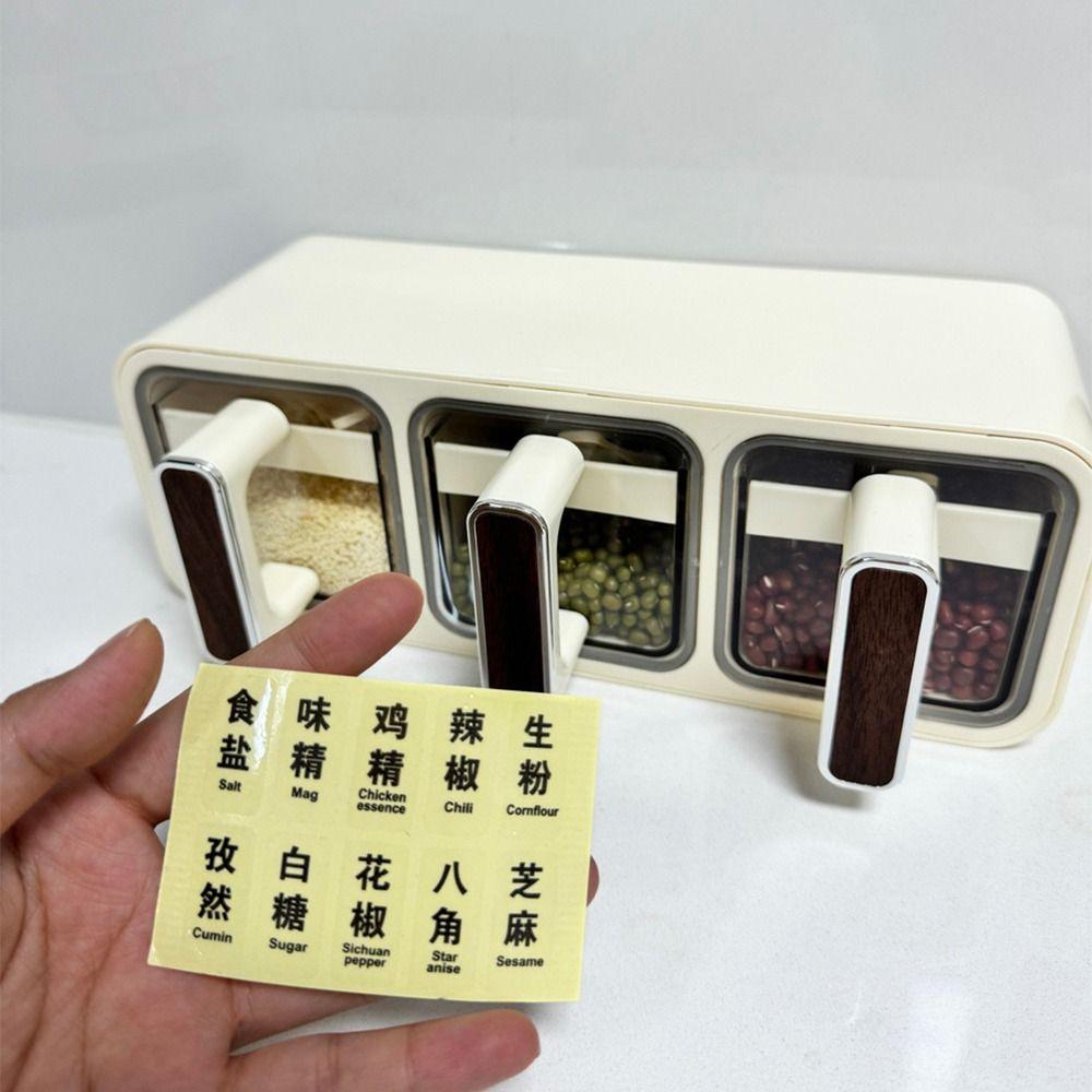No Punch Spice Storage Rack With Spoon Spice Storage Container Kitchen Storage Organizer  Household