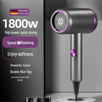 High-Speed Blue Light Hair Dryer - Ideal for Home, Hotel, & Salon with Constant Temperature & High Power