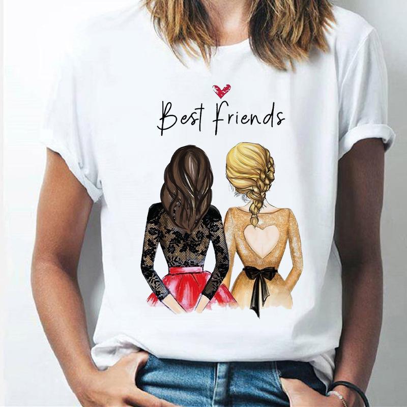 Women Tshirt Drink Coffee Cartoon Bear Print Harajuku Summer Tshirts Casual O-Neck Short Sleeve Tops Tee T Shirt Custom T-Shirt