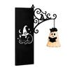 Retro Iron Reading Corner Light Ghost Bookshelf Light, Vintage Library Lantern, Decorative Lamp with Warm LED Lighting, Charming Lantern for