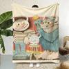 Book W-WheretheWildThingsAre Throw  Flannel Throw Blanket,Bed Home Office Nap Blanket Travel,Camping,Picnic Blanket Soft Decor