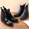 Damen Chelsea Regenstiefel Bequem Rutschfest Wasserdicht Gartenstiefel Modisch Gummisohle RegenStiefel Damen
