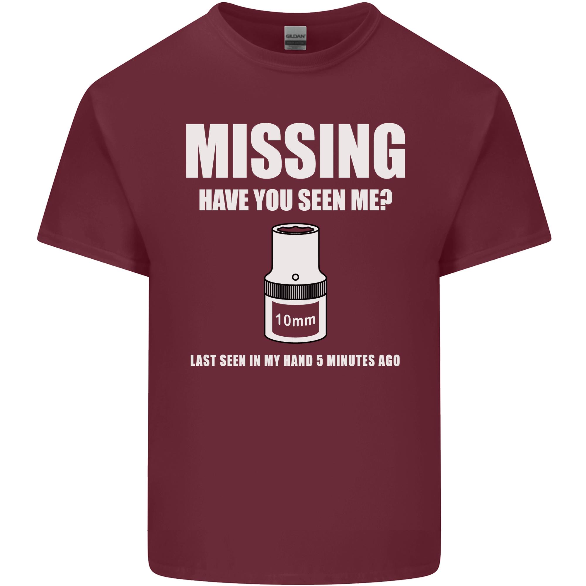 Missing 10 Mm Socket Funny Plumer Mechanic Unisexs Light Cotton Tshirt S