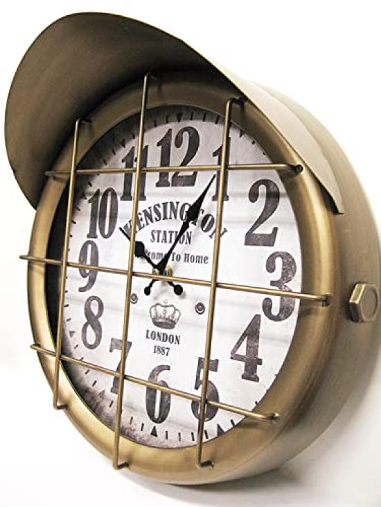 Submarine Clock Antique Gold (Submarine) Wall Clock