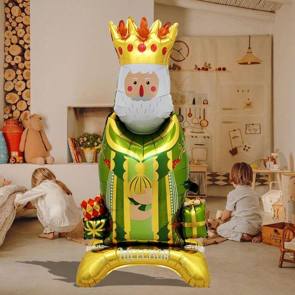 Foil Material Stand King Balloons Cartoon Design Stand Design Cartoon King Balloons Air Filled Foil Balloons Baby Shower