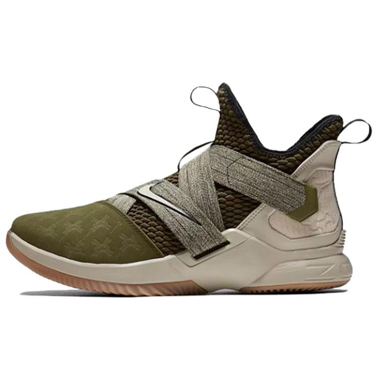 New Nike LeBron Solder 12 Ep Olive Canvas AO4053-300