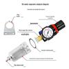 Industrial Air Compressor Adapter with Pressure Reducing Valve & Oil-Water Separator for Airbrush K3