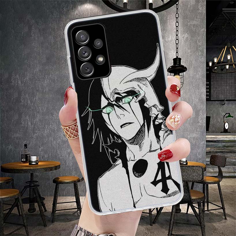 Bleach Ulquiorra Cifer 4 Soft Phone Case For Samsung Galaxy A12 A22 A32 A52 A72 A02S A51 A50S A71 A70 A31 A20S Note 20 Ultra S10