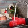 1/2Pcs Professional Oven Gloves Heat Resistant Silicone Gloves Oven Mitts Non-Slip Cooking Barbecue Gants With Soft Inner Lining