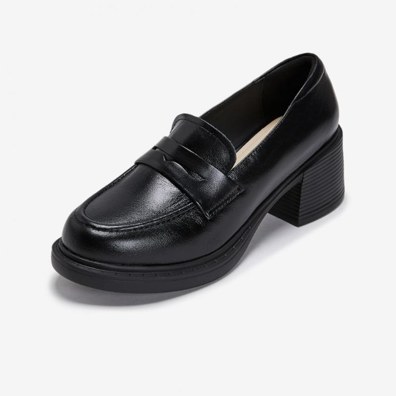 ESquire Women S Chunky Loafer pumpS Black