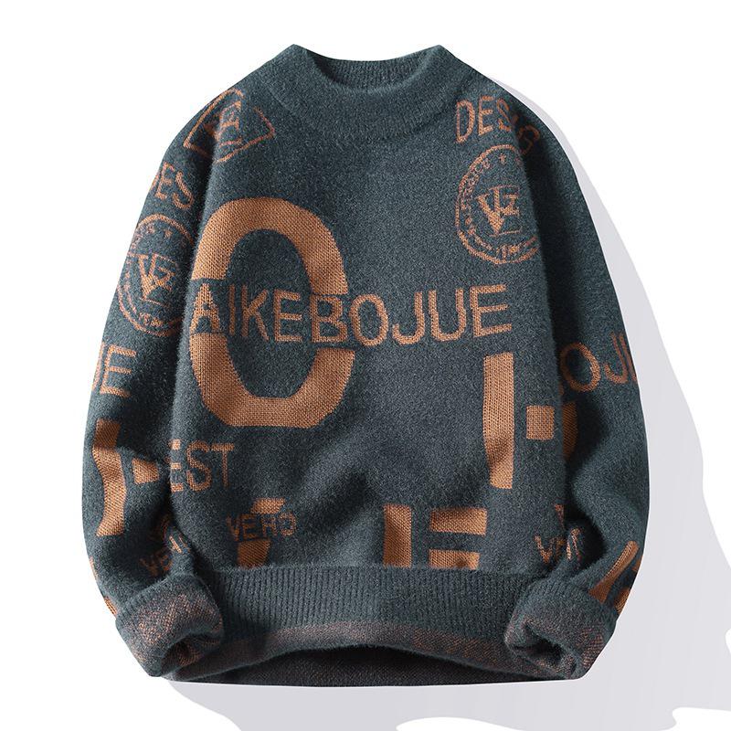 Unisex Mink Velvet Fleece-Lined High Neck Sweater – Thick, Warm, and Trendy for Autumn and Winter 3XL