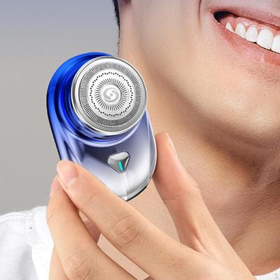 Compact Men's Shaver Rechargeable Mini Razor for Facial Hair Trimming and Shaving