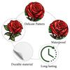 8 Sheets Plastic Waterproof Self-Adhesive Picture Stickers Round Dot Cartoon Decals for Kid's Art Craft June Rose 150x150mm Sticker: 25mm