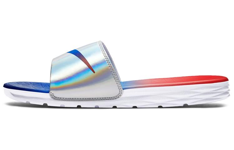 Nike New Style Nike Benassi Solarsoft Rio Olympics Blue/red 835553-461 42.5