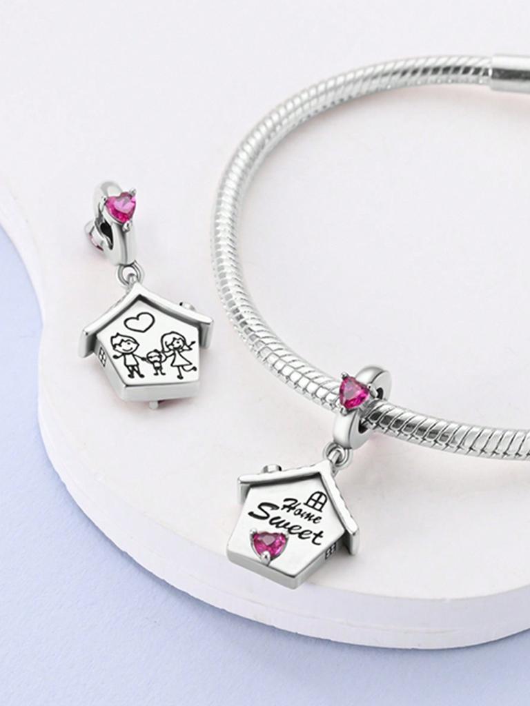 Charms Plata Copper Colors Mother'S Day Love Mother Beads Charm Pendant For Original Bracelet For Women Diy Jewelry Love Gift