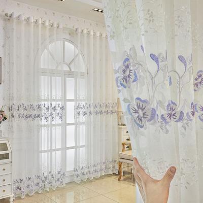 Bestickte Gardinen, Luxusvorhänge im europäischen Stil, für Schlafzimmer, Wohnzimmer, Wohndekoration, Raumdekoration