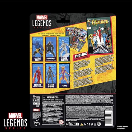 Hasbro Marvel Legends Series Phoenix (Rachel Summers) "Excalibur #1" Collectible 15cm Action Figure Toy G0814 Authentic