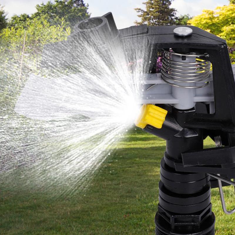 Anti-clog 360 Degree Rotary Jet Sprinkler 1/2" 3/4" Male Rocker Nozzle for Farm Garden Agricultural Irrigation