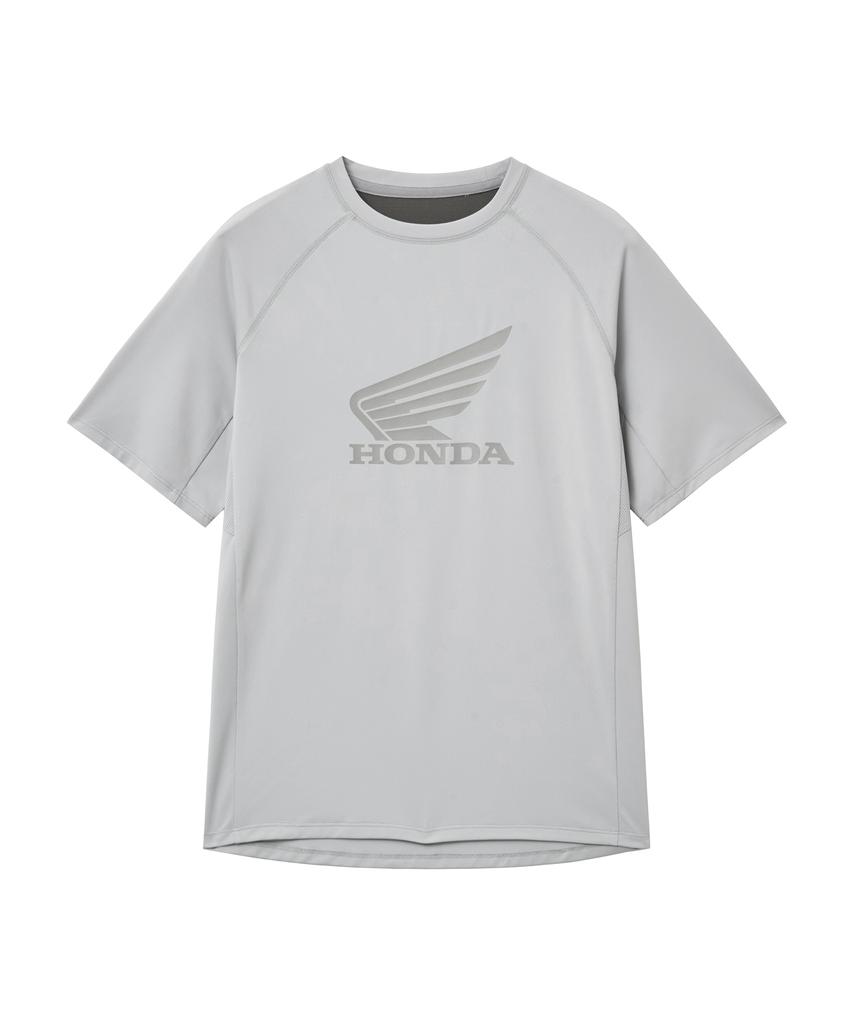 PHYPS MOTORCYCLE H-Tech Quick Dry Paneled Short Sleeve Light Gray