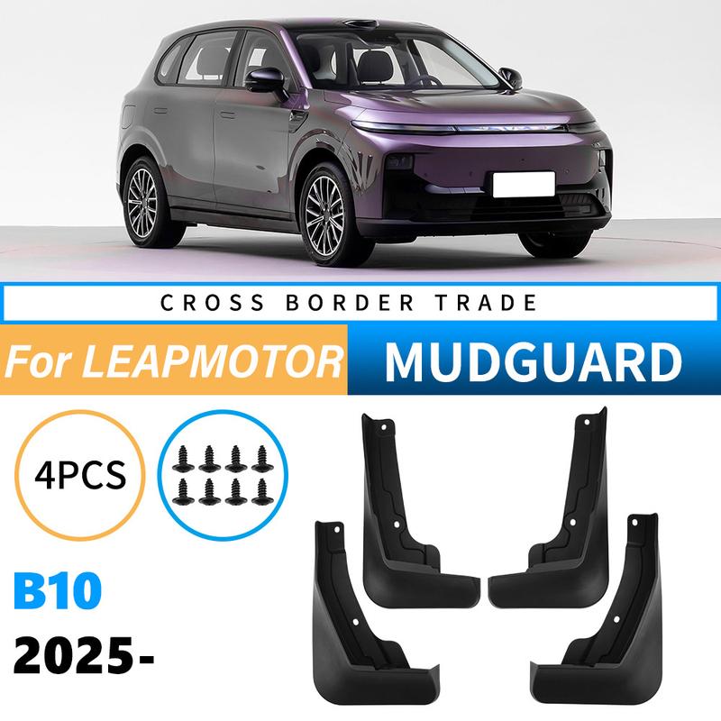 Pro Leapmotor B10 Autopříslušenství Blatníky Chrání Přední a Zadní Kola Auta Podběhy Odstřikovače Vodotěsné Křídlo Vnější Díly 2025