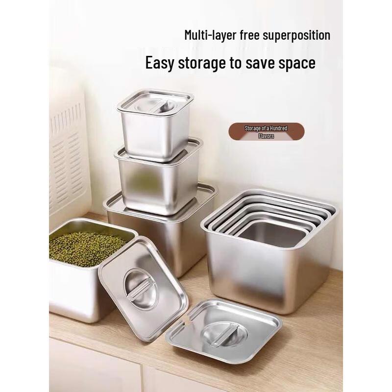 Handunyou Stainless Steel Kitchen Seasoning Jar