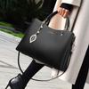 Women's Handbag New Fashionable and Simple Middle-aged Mother Bag, Large Capacity Multi Compartment Soft Leather Commuting Bag