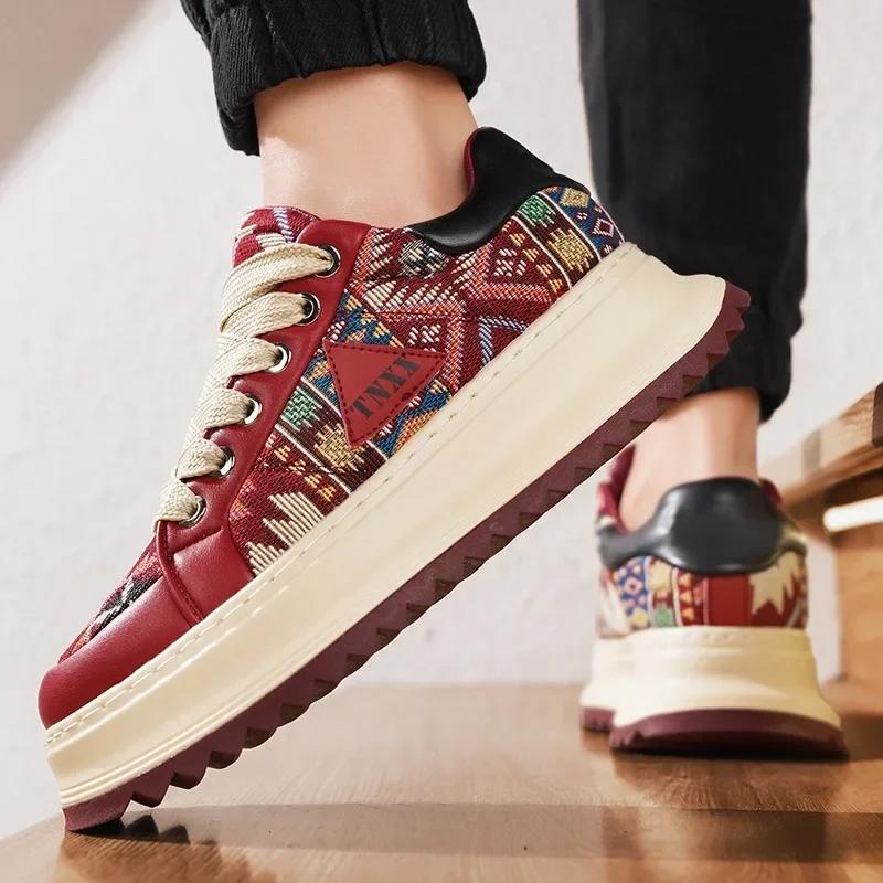 Sneaker Herren Freizeitschuhe Neu Outdoor PU-Leder Plateau Tennis Laufen Sport Wandern Luxus Skateboard Designer Modeschuhe