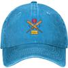 Cricket Club Logo Baseball Cap Vintage Washed Cotton Adjustable Dad Hat for Unisex