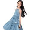 Barabara Mädchen Sommer 2025 Neckholder Denimkleid