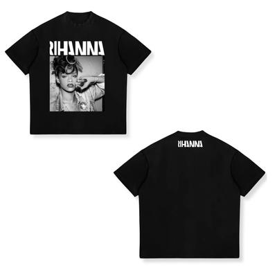 Rihannas Retro Tour Pattern Tshirt A Unisex Concert Souvenir A Classic Album Cover Retro Tshirt for Fans Unisex Women