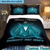 Custom Name Stars Guide Olympique Marseille 3PCS Bedding Set For Bedroom Dormitory,Including 1pc Duvet Cover And 2pcs Pillowcases Large Size Fan Gift