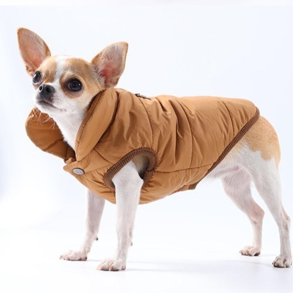 Winter Dog Hiking Jacket Fleece Dog Bodysuit Fashion Dog Warm Clothes for Small Medium Dog