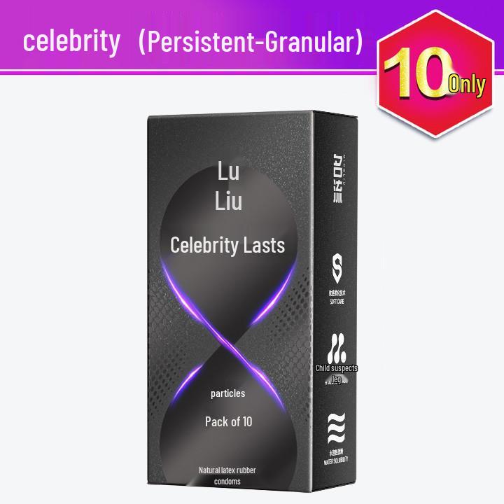 Celebrity Extra Lubricated G-Spot Ribbed Ultra Thin Small Condoms
